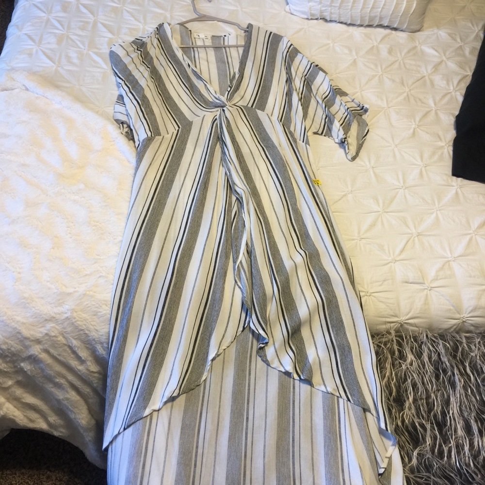Black and White Stripe Dress